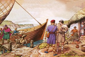 (St) Patrick krijgt de kans om Ierland te verlaten, waar hij als slaaf wordt vastgehouden.