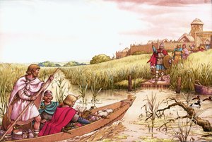 Nadat de legioenen waren vertrokken: De vechter uit de Venen door Pat (1907 95) Nicolle