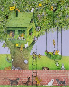 Kattenboomhut door Pat Scott