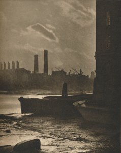 Oude Queenhithe, ooit de belangrijkste haven van de Londense haven, ca. 1935