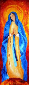 Madonna van de Rozenkrans, 2011 door Patricia Brintle