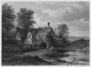In Oud Hyde Park, uit het schilderij in de Vernon Gallery door Patrick Nasmyth