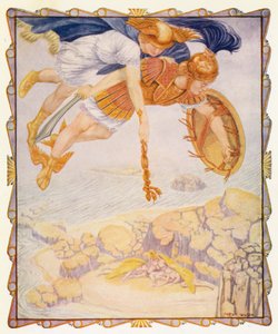 Perseus ziet de Gorgonen