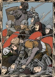 Bij de Slag van Agincourt, 1902 door Patten Wilson