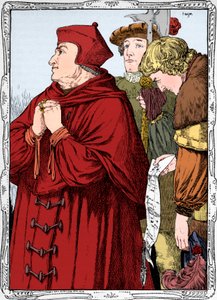 De arrestatie van kardinaal Wolsey, 1902 door Patten Wilson