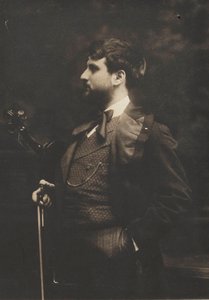 Portret van de violist en componist Joan Manén y Planas 1883-1971, c. 1910 door Pau Audouard