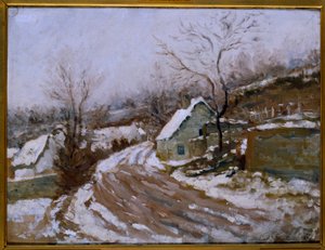 De oude weg naar Auvers-sur-Oise