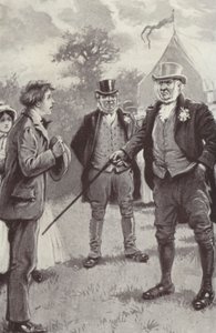 Illustratie voor Barchester Towers door Anthony Trollope door Paul (after) Hardy