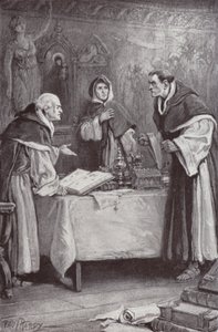 Illustratie voor The Cloister and The Hearth door Charles Reade door Paul (after) Hardy