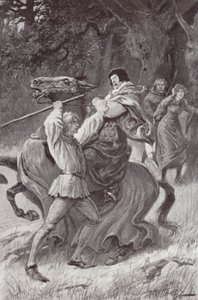 Illustratie voor The Cloister and The Hearth door Charles Reade door Paul (after) Hardy
