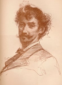 Portret van Whistler, 1880-1903-1904 door Paul Adolphe Rajon