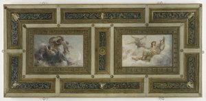 Schets voor het stadhuis van Saint-Maur-des-Fossés: Nacht en Dag door Paul Albert Baudouin