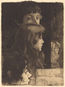 Een Familie (Une famille), 1890 door Paul Albert Besnard