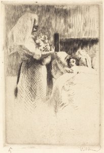 Geboorteaankondiging voor Anne-Élisabeth Besnard Carte de naissance d