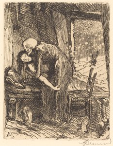 Liefdadig door Paul Albert Besnard