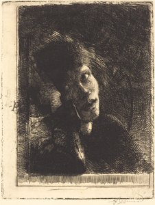 La Muse Accoudée door Paul Albert Besnard