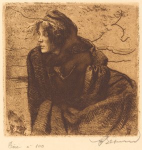Melancholie door Paul Albert Besnard