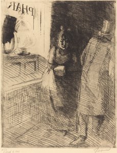 Prostitutie La Prostitution, ca. 1886 door Paul Albert Besnard