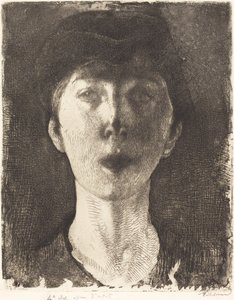 Koningin Elisabeth van België La Reine Élisabeth de Belgique, 1917 door Paul Albert Besnard