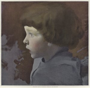 Schets voor een portret van een kind door Paul Albert Besnard