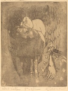 Verdriet Chagrijn door Paul Albert Besnard