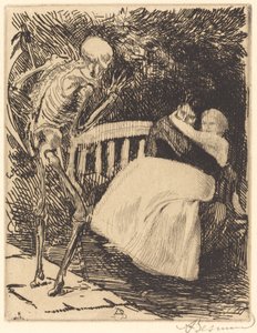 De waarschuwing, 1900 door Paul Albert Besnard