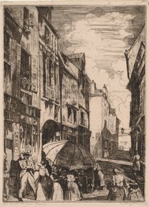 Rue Grande, Le Mans, Frankrijk door Paul B. Travis