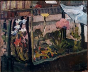 Het balkon door Paul Basilius Barth