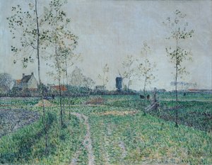 Herfstlandschap bij Knokke, België