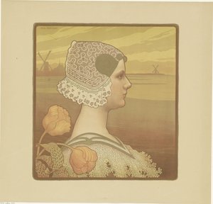 Portret van Wilhelmina, koningin der Nederlanden
