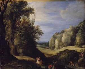Landschap met Latona en de Lycische boeren