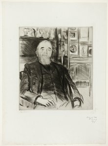 Portret van Alexis Rouart door Paul Cesar Helleu