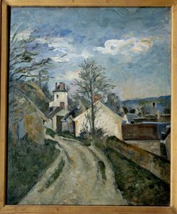 Het huis van dokter Gachet in Auvers door Paul Cézanne