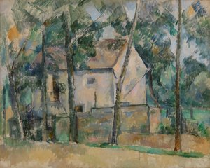Huis en bomen