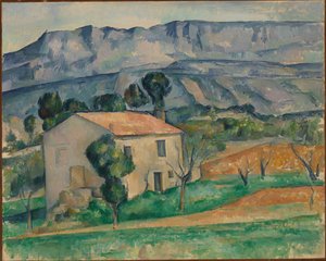 Huis in de Provence door Paul Cézanne