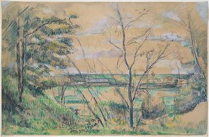 In de Oise Vallei door Paul Cézanne