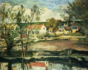 In de vallei van de Oise door Paul Cézanne