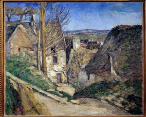 Het huis van de gehangene door Paul Cézanne