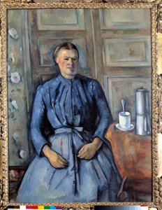 De vrouw met de koffiepot door Paul Cézanne