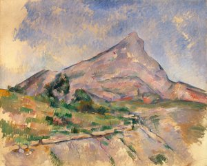 Mont Sainte-Victoire door Paul Cézanne