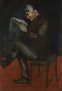 De Vader van de Schilder, Louis-Auguste Cézanne, c.1865 door Paul Cézanne
