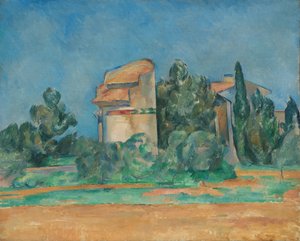 De Duiventoren in Bellevue door Paul Cézanne