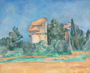 De duiventoren bij Bellevue door Paul Cézanne