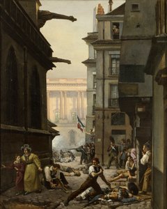 In de ochtend van 29 juli 1830, 1831 door Paul Claude Michel Carpentier