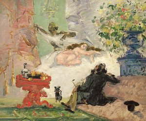 Een moderne Olympia, 1873-74 door Paul Cézanne