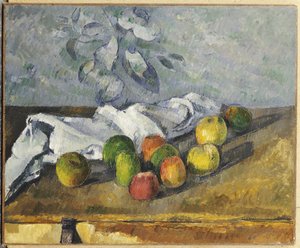 Appels en een servet