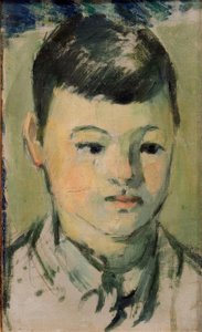 De zoon van de kunstenaar door Paul Cézanne