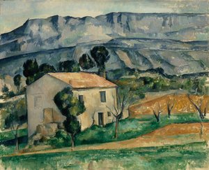Huis in de Provence, 1886-1890 door Paul Cézanne