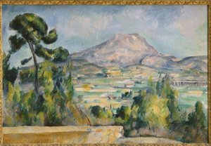 De berg Sainte-Victoire door Paul Cézanne