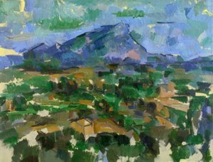 De berg Sainte-Victoire door Paul Cézanne